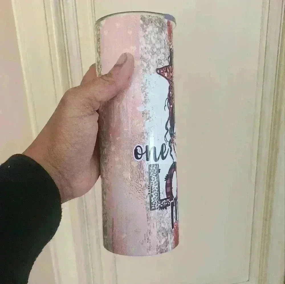 1 Mama valentine's day 20 oz skinny tumbler - Picture 3 of 4